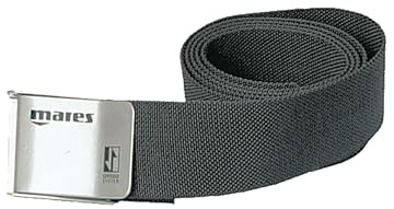 Mares Mit Edelstahlschnalle Bleigurt, Black, One Size, 415123