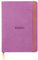 Rhodia 117411C Notizheft (mit weichem Umschlag, liniert, 80 Blatt, DIN A5, 14,8 x 21 cm) 1 Stück lila