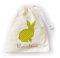 Herz & Heim® Geschenksack zu Ostern 14 cm x 20 cm (B/H) personalisiert mit Wunschnamen (Osterhase)