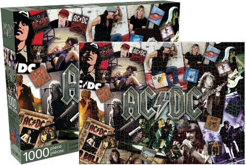 AQUARIUS AC DC Collage Jigsaw Puzzle, 1000-Piece