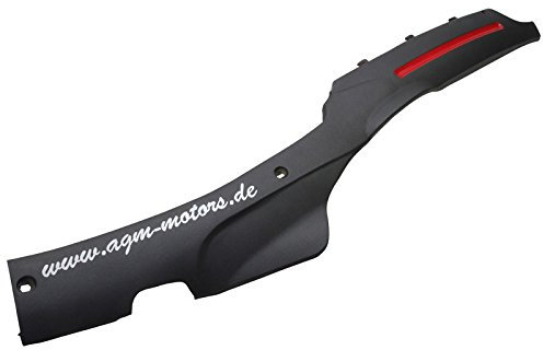 Xfight-Parts Seitenleiste unten links rot-schwarz-matt 43/19 mit Dekor GMX 450 4Takt 50ccm JSD50QT-13