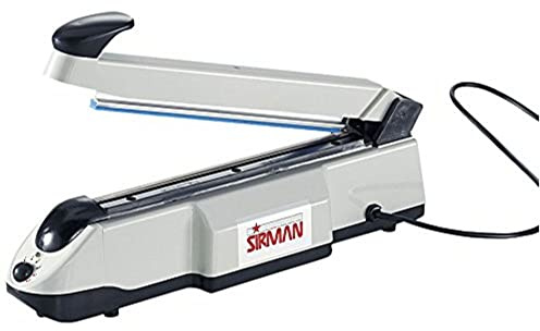 Sirman S300 Commercial Bag Sealer, 300 mm, 510 Watt | Preserves food freshness in commercial catering environments, extending shelf life with a secure, professional heat seal.