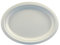 Papstar 81329 - Piatti ovali in Canna da Zucchero, 26 cm x 20 cm x 2 cm, 50 pz, Colore: Bianco
