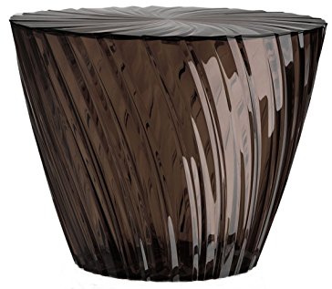 Kartell Sparkle Container, Bambus, Fume, 45 x 35 x 45 cm