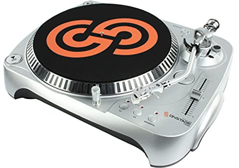 KNG Professional Turntable Record Deck + USB Recording - Drive Belt Driven - Audacity Software Included - Home or DJ Use Turntable Mk 2 (USB Recording)