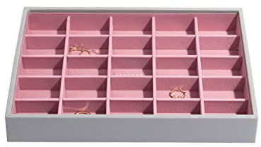 Stackers Grau & Rosa Klassisch Schmuckschatulle Kleinteilfach