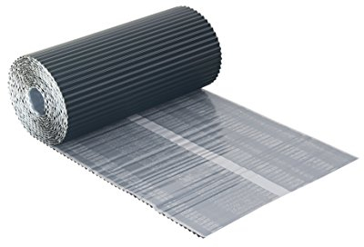 Kaminanschluss Wandanschluss Blei - Plissiert 300mm / 5mtr. 6 Farben (Anthrazit)