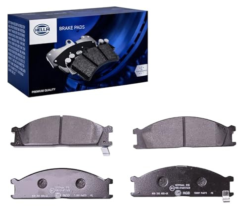 HELLA PAGID 8DB 355 005-651 Bremsbelagsatz - T0009 - Dicke/Stärke: 17mm | Kompatibel mit: FORD MAVERICK, NISSAN NP300 PICKUP, PATHFINDER I, PICK UP, PICK UP, TERRANO I, URVAN Bus, URVAN Kasten