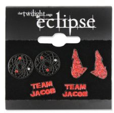NECA Twilight Breaking Dawn Earrings 3 Pack Team Jacob with Wolves