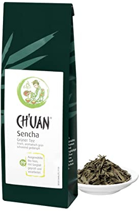 CH’UAN Sencha Grüner Tee – 1x Beutel á 75g - belebend - bio