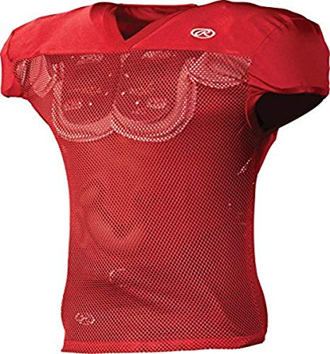 Rawlings Sporting Goods Herren Premium Pro Cut Praxis Fußball Jersey, Herren, scharlachrot
