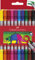 Faber-Castell 151110 - Doppelfasermaler, 10er Etui, 1 Stück, Schwarz
