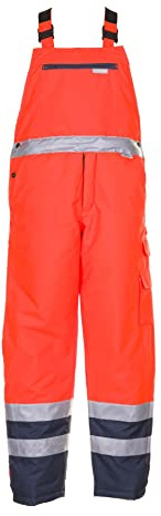 Planam 2036102 Warnschutz Rallyekombi, Orange/Marine, Größe 102