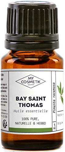 MY COSMETIK - Ätherisches Öl aus Bay St Thomas - HEBBD/HECT-chemotypisiert - 100% rein und natürlich - 10 ml