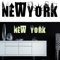 Decooo.be Wandtattoo New York (Sticker, Schwarz)