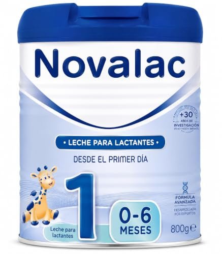 Novalac 1 Leche en Polvo de Iniciación 0-6 Meses - Desarrollo Normal - Elaborada con Pediatras - 800 g
