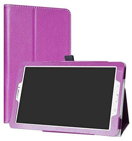 Funda para Samsung Galaxy Tab 9.6 E T560 T561 Tablet Android, PU del cuero del folio 2-Soporte plegable cubierta con Stylus