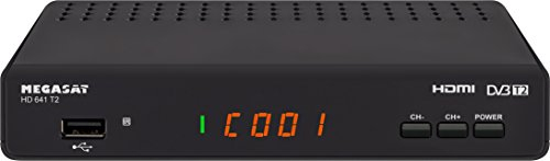 MegaSat 0201115 HD-641T2 DVB-T2 HD-Receiver schwarz