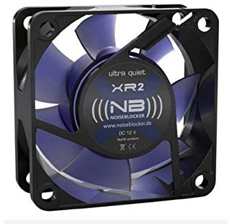 (((Bruitblocker))) BlackSilentFan XR-2-60x60x25mm - 3 broches - 2200U/min - 15dbA - 24m3/h