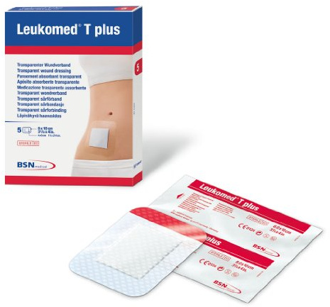 Leukomed T plus Wundverband mit Wundauflage 7,2x5cm 5 Stück