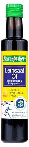 Seitenbacher Bio Lein Saat Öl I Erstpressung I kaltgepresst I nativ I (1x250 ml)