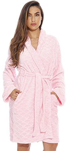Just Love Kimono Robe / Bath Robes for Women, SizeMedium, Light Pink