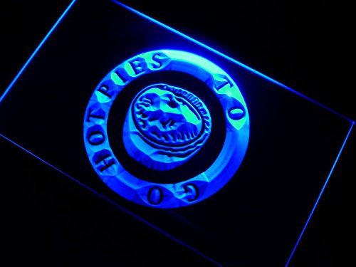 ADV PRO m107-b Hot Pies to Go Cafe Neon Light Sign Barlicht Neonlicht Lichtwerbung
