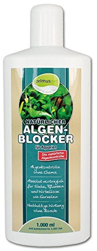 primuspet Natürlicher Aquarium Algen-Blocker (Algenkontrolle ohne Chemie. Wirkt auf natürliche Weise. Verträglich für Garnelen und Wirbellose), Inhalt:1 Liter
