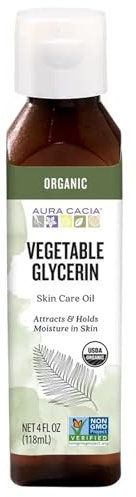 Aura Cacia Organic Skin Care Oil, Vegetable Glycerin, 4 Fluid Ounce