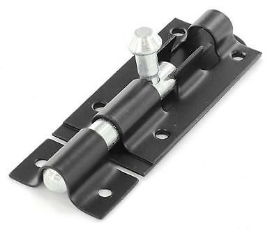 ChoicefullBargain 100mm(4) - Door Bolt Black Tower Bolt Gate Shed Door Slide Bolt