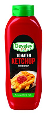 DEVELEY Tomaten Ketchup, 4er Pack (4 x 875 ml)
