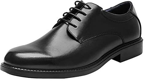 Bruno Marc Herren Anzugschuhe Klassische Derby Schnürhalbschuhe Business Footwear ins Büro,Size 47,Schwarz,DOWNING-01