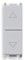 Vimar plana Series – 10 AX 2 chiavi 2 poli Interruttore argento