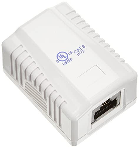 LogiLink Professional NP0071 Aufputzdose Kat.6 1x RJ45, weiß