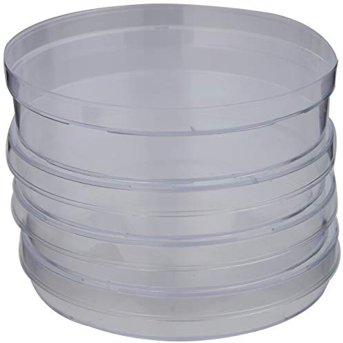 PETRI DISHES DISPOSABLE (90mm DIA) CLEAR PLASTIC SINGLE VENT PACK OF 20