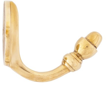 From the Anvil 83524 Coat Hook - Polished Brass