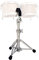 LP Latin Percussion LP330 Bongoständer Camlock-Spannsystem, höhenverstellbar, doppelstrebig, verchromt, L-förmige Auflage