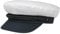 HAMMABURG White Starline Elbseglermütze - Schildmütze Damen/Herren - Schirmmütze aus 100% Baumwolle - Kapitänsmütze Sommer/Winter - Baumwollkappe - Elbsegler weiß 57 cm