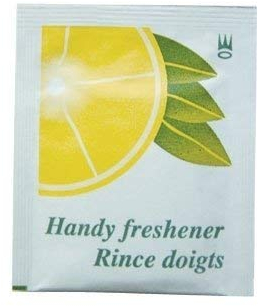 Freshening Hand Wipe Small - Lemon Scented (Pack 1000)