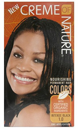 Creme Of Nature Hair Colour Nourishing Permanent Intense Black 1.0