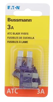 Bussmann Division ATC-3 ATC Blade Fuse 1 pack of 5