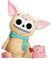 SUMMIT COLLECTION Furrybones Speck-Skelett im Ferkel-Kostüm mit Sparschwein