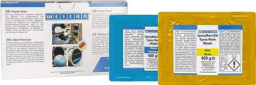 WEICON Epoxydharz-Kitt 800g knetbare Universal-Reparaturmasse im Komplettpaket