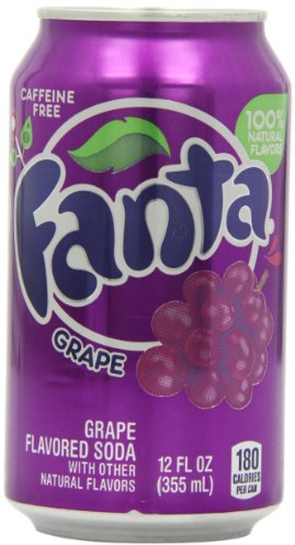 Fanta Koffienfreies Traubensoda 355 ml (12 Stück)
