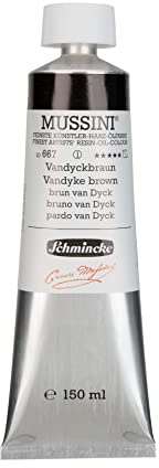 Schmincke MUSSINI® - feinste Künstler-Harz-Ölfarben, Vandyckbraun - 150 ml