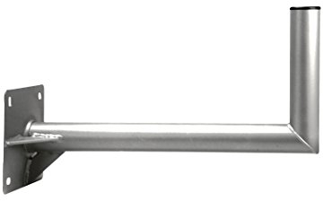 Wandhalter Premium Stahl Verzinkt 60cm Höhe: 25cm Rohr: Ø48mm