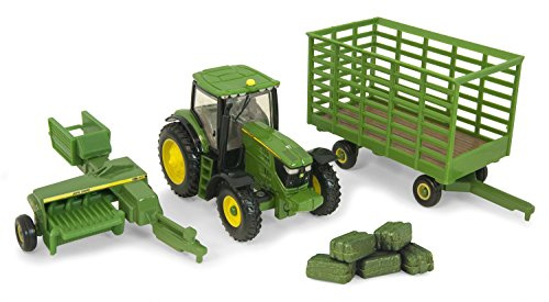 JOHN DEERE ERTL Sammlerstücke 6210R Traktor Traktor Baling Set