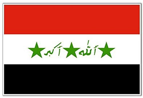 Flagtex Iraq New Flagge, Mehrfarbig, Large