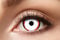 Eyecatcher 84092841.e06 - Farbige Sclera Kontaktlinsen, 1 Paar, für 6 Monate, Rot, Karneval, Fasching, Halloween