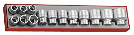 Teng Tools 14 Piece 3/4 Drive / Drive Mm Sockets Tool control system - TTX3414